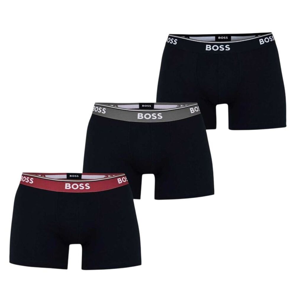 Boss Mens Power Logo Boxer Briefs / Navy